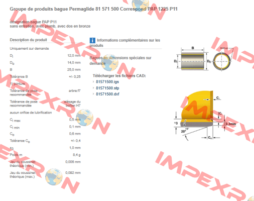 81571500 Permaglide