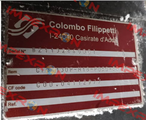 CF3 130P-H18-P050-DS VX Colombo Filippetti