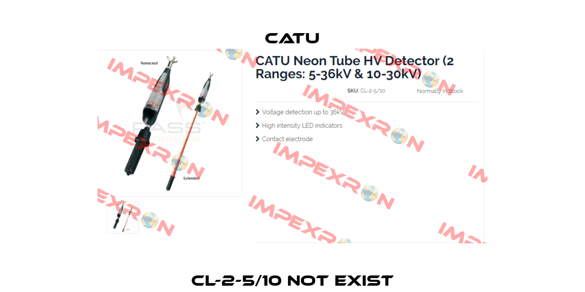 CL-2-5/10 not exist Catu