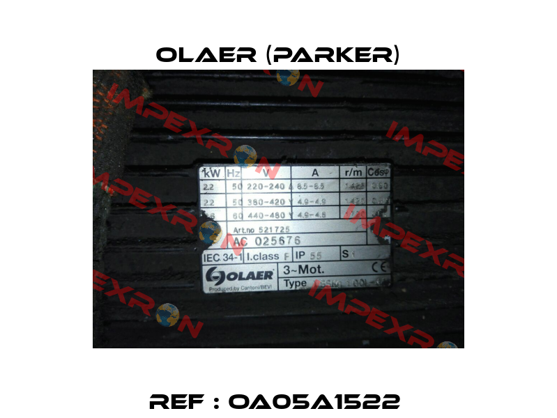 Ref : OA05A1522  Olaer (Parker)