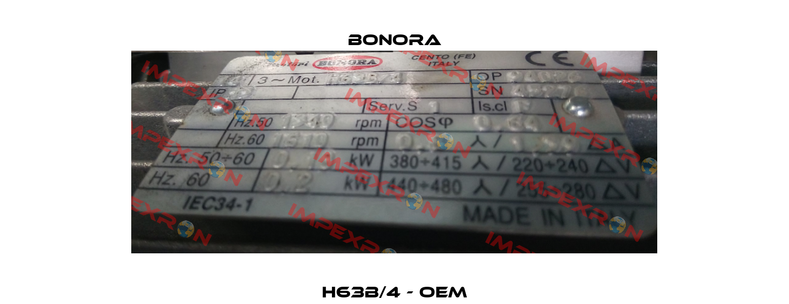 H63B/4 - OEM Bonora
