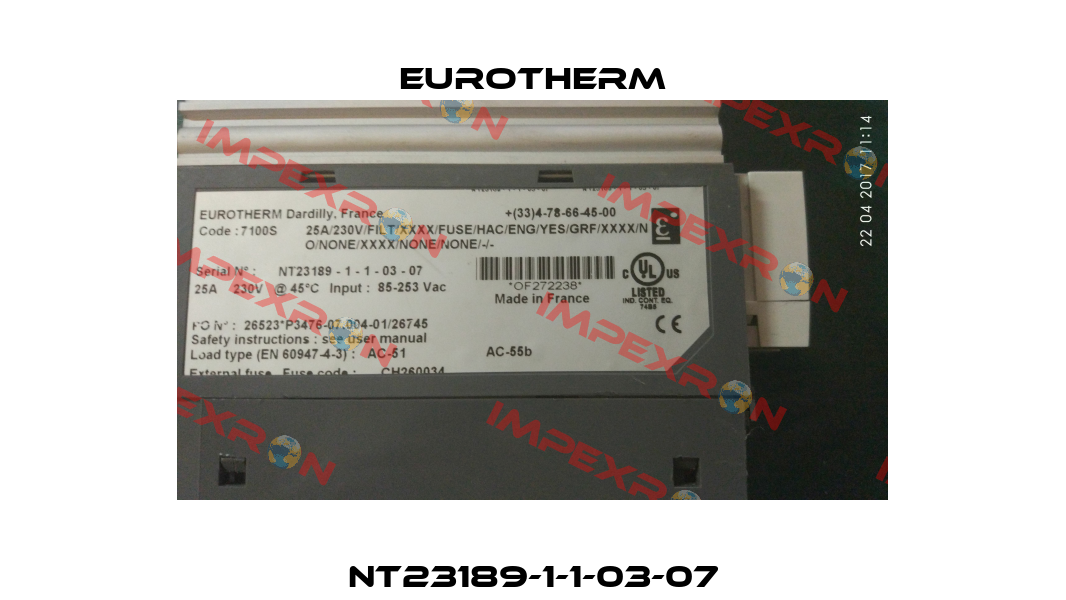 NT23189-1-1-03-07 Eurotherm
