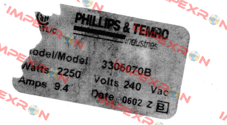 3305070B Phillips-Temro