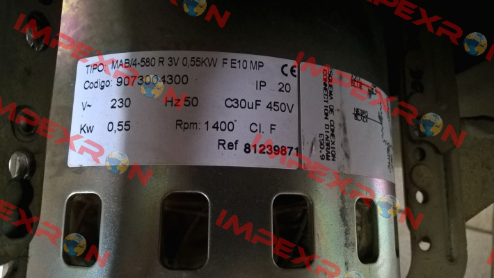 MAB/4-580 R 3V 0,55KW FE10 MP Chaysol