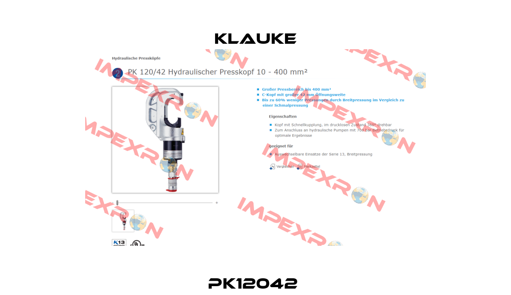 PK12042  Klauke