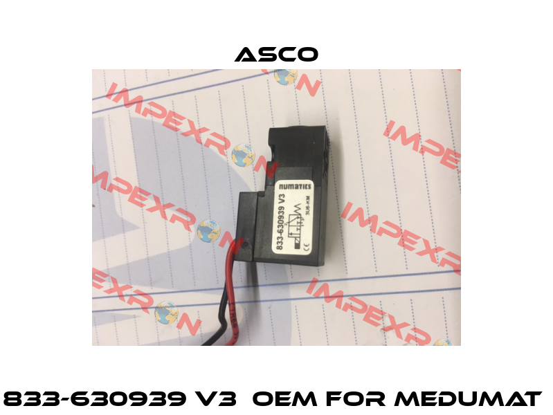 833-630939 V3  OEM for MEDUMAT  Asco