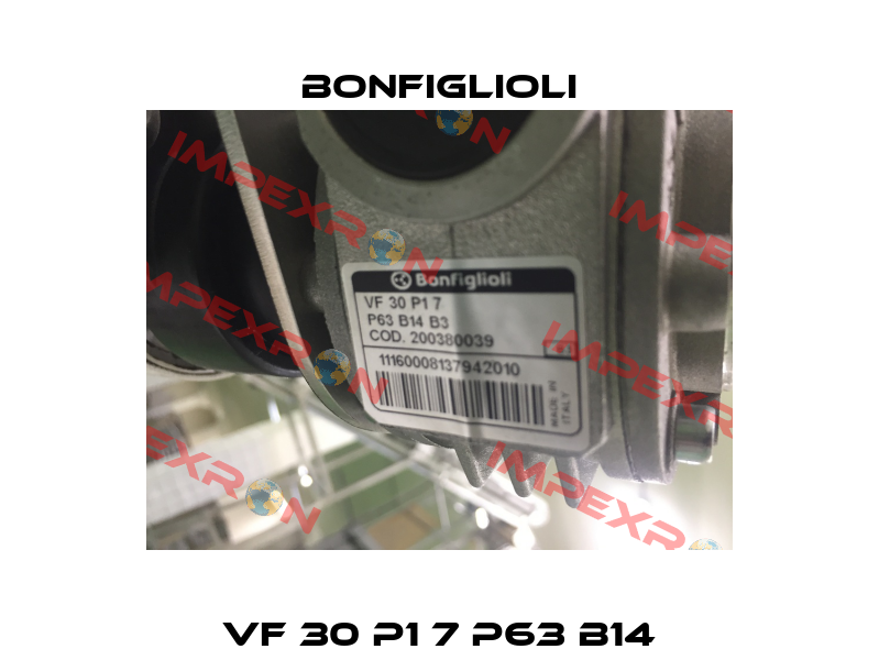 VF 30 P1 7 P63 B14 Bonfiglioli