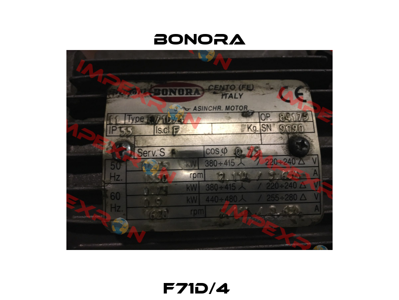 F71D/4  Bonora