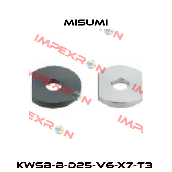 KWSB-B-D25-V6-X7-T3  Misumi