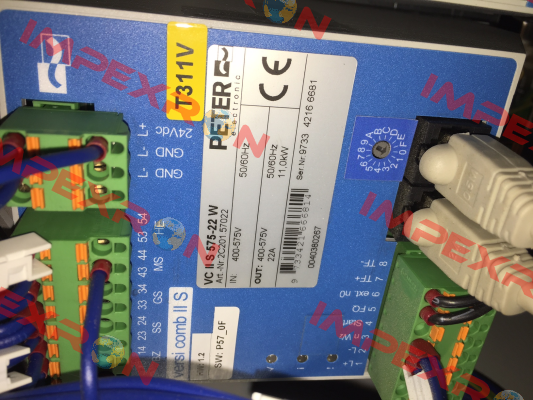 11KW 400V VC-II-S-575-W Peter Electronic