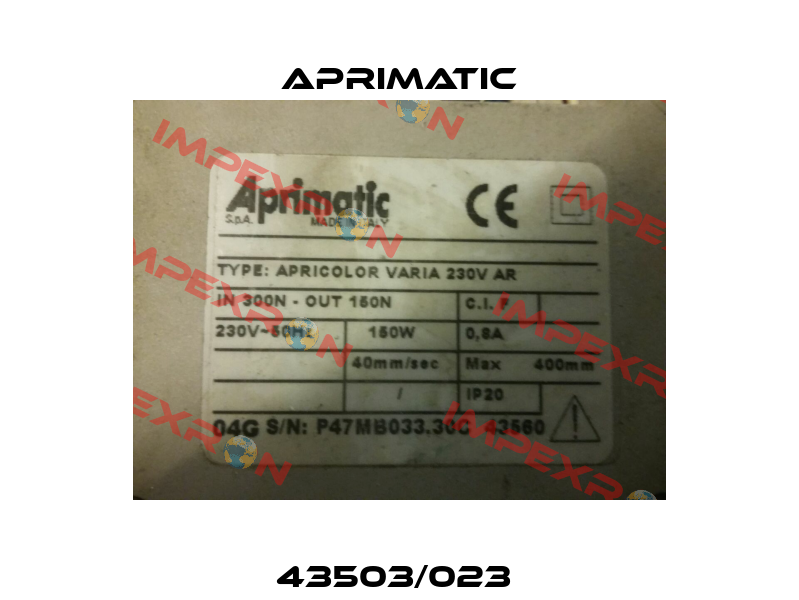 43503/023  Aprimatic