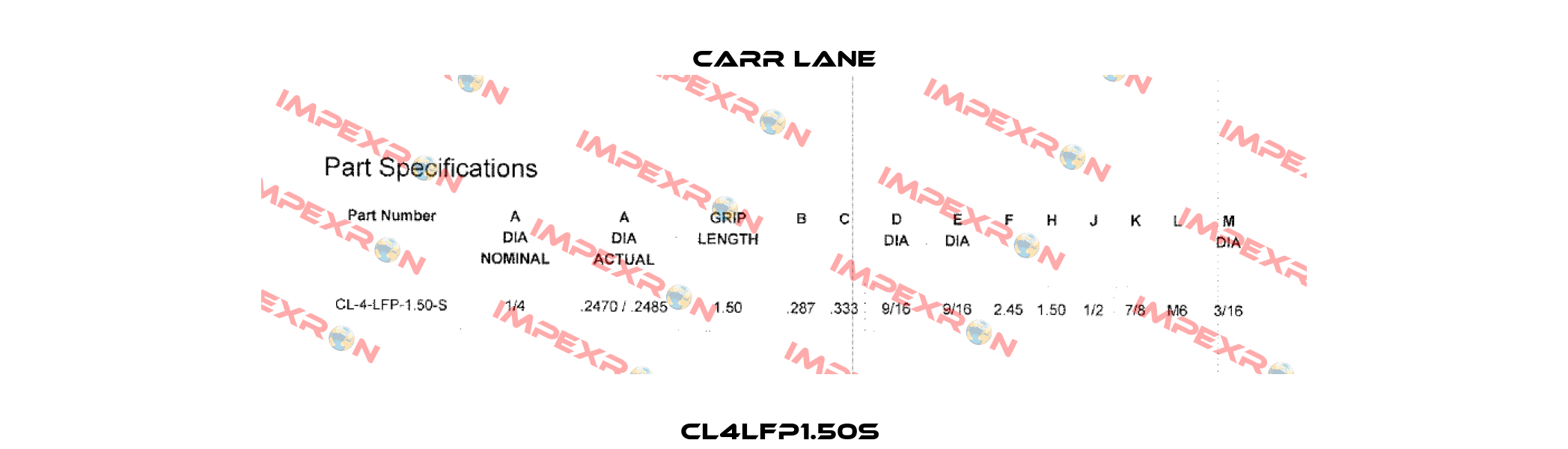CL4LFP1.50S  Carr Lane