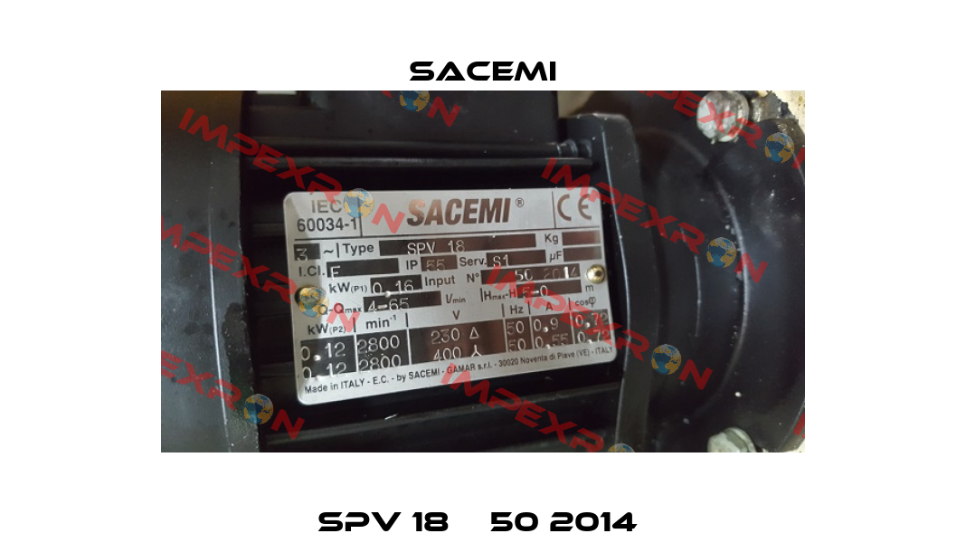 SPV 18 № 50 2014  Sacemi