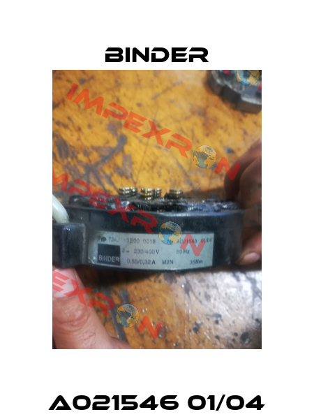A021546 01/04 Binder