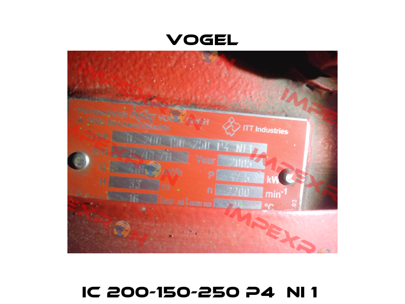 IC 200-150-250 P4  NI 1  Vogel
