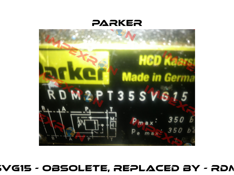 RDM2PT35SVG15 - obsolete, replaced by - RDM2PT35SVG  Parker