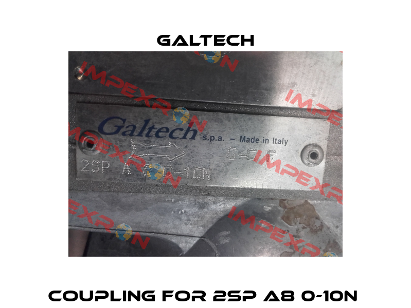 Coupling for 2SP A8 0-10N  Galtech