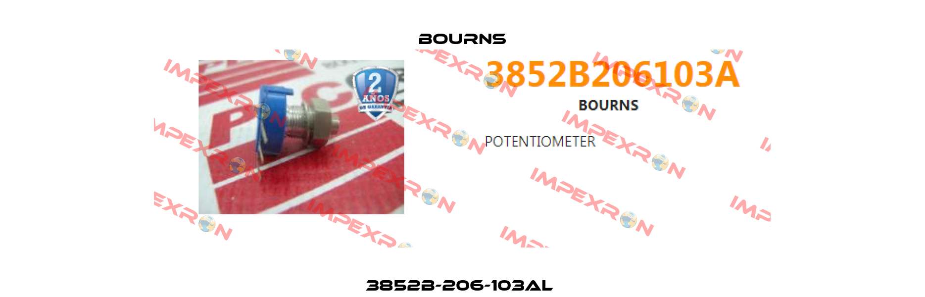 3852B-206-103AL  Bourns