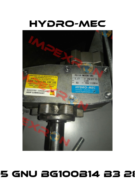 P511A N 05 GNU BG100B14 B3 28x50mm  Hydro-Mec