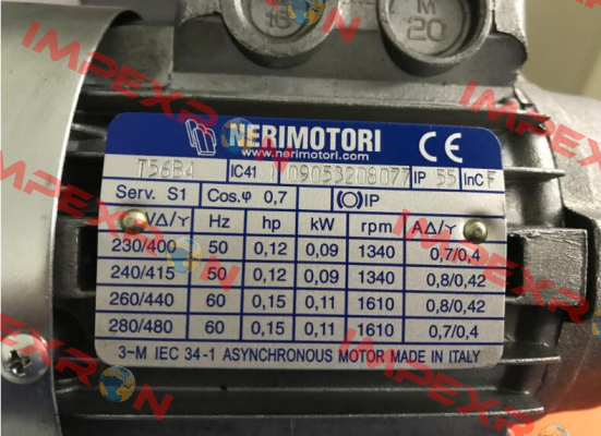 DNB0T056B41-B14 /  T56B4-B14-0,09kW-1500 Neri Motori