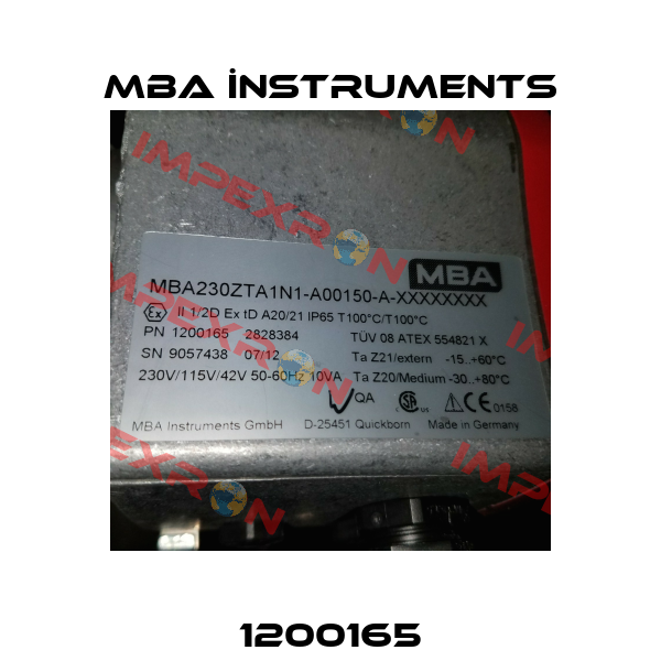1200165 MBA Instruments