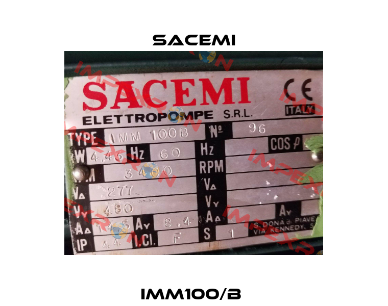 IMM100/B  Sacemi