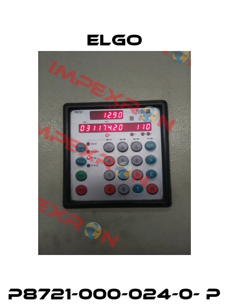 P8721-000-024-0- P Elgo