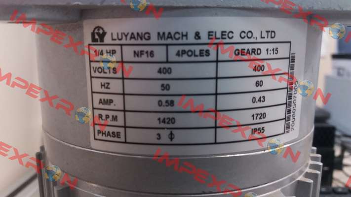 J220-200-15-U1T54-G3 Luyang Gear Motor