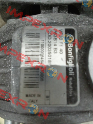 VF 30 F1 40 P63 B14 B3 Bonfiglioli