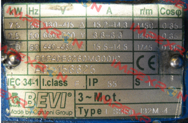 disc for ISSKg 132M-4 Bevi