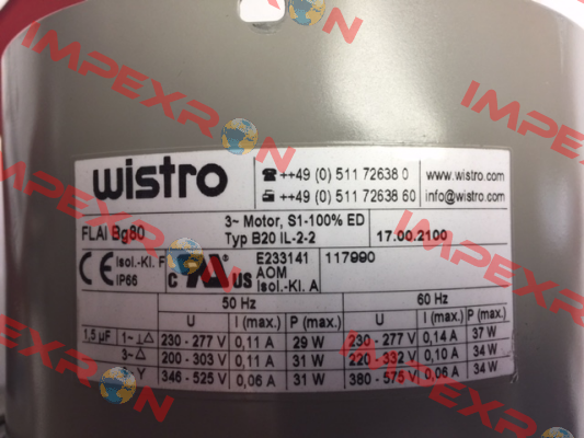 17.00.2100 Wistro