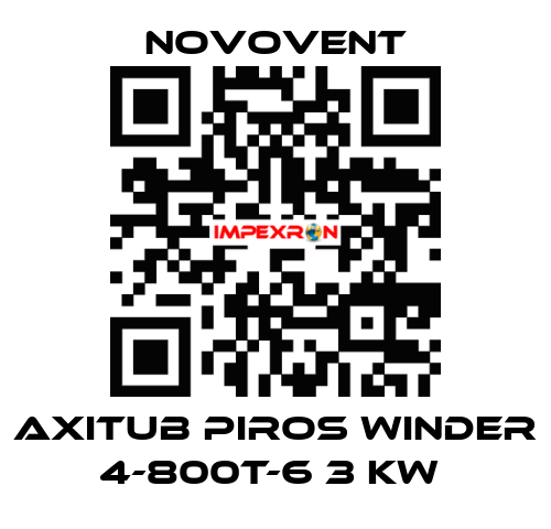 AXITUB PIROS WINDER 4-800T-6 3 KW  Novovent