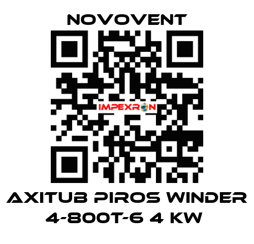 AXITUB PIROS WINDER 4-800T-6 4 KW  Novovent