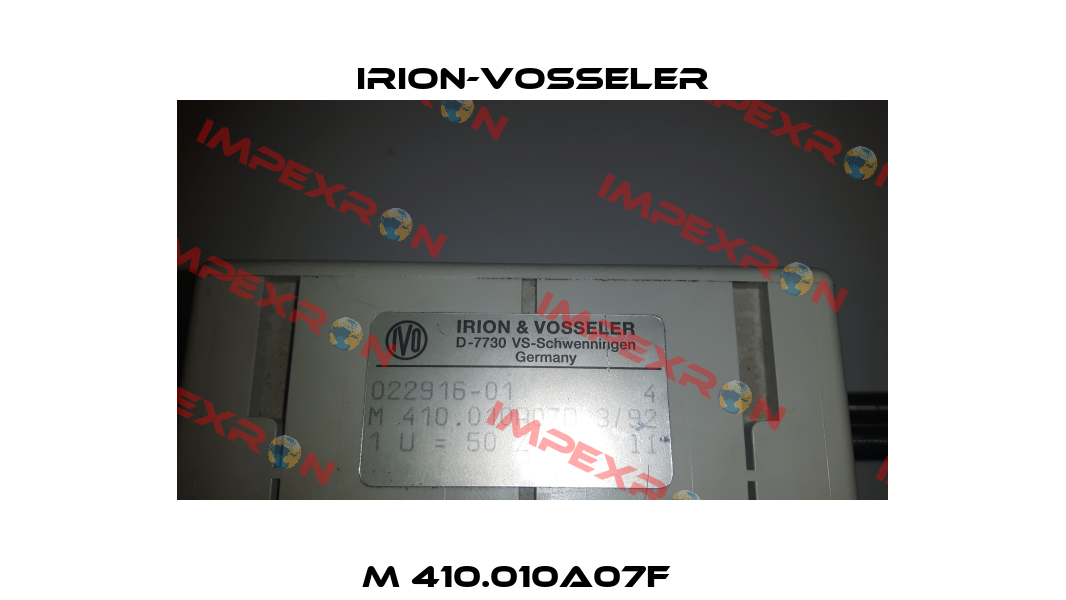 M 410.010A07F	  Irion-Vosseler