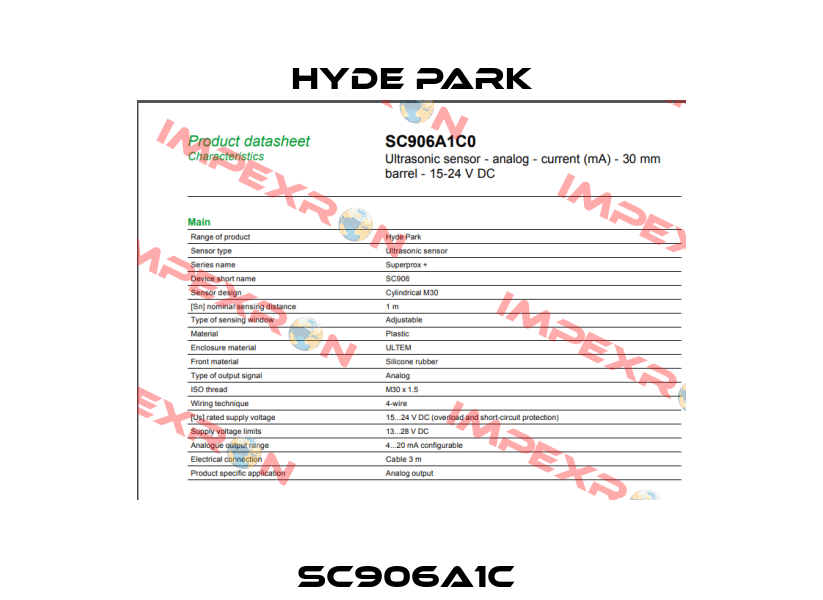 SC906A1C  Hyde Park
