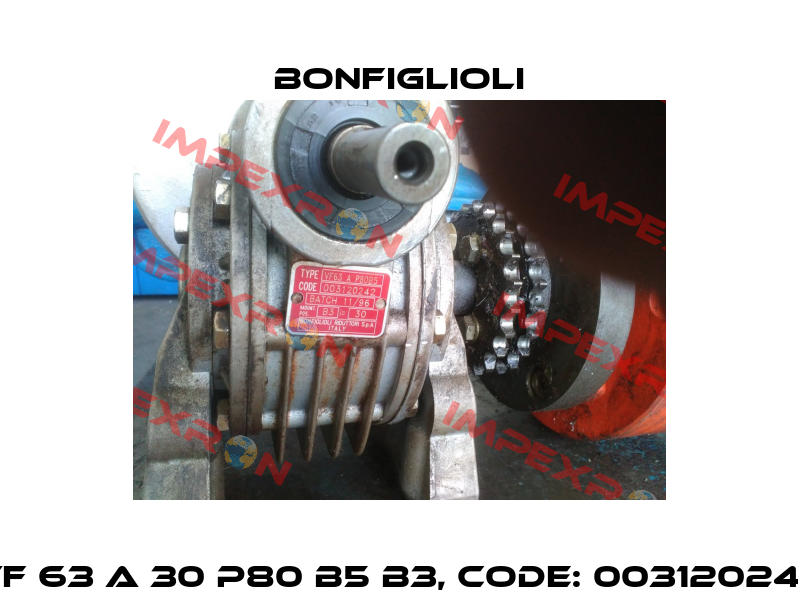 VF 63 A 30 P80 B5 B3, code: 003120242 Bonfiglioli
