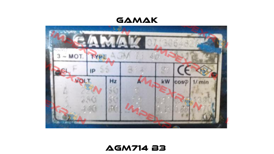 AGM714 B3  Gamak