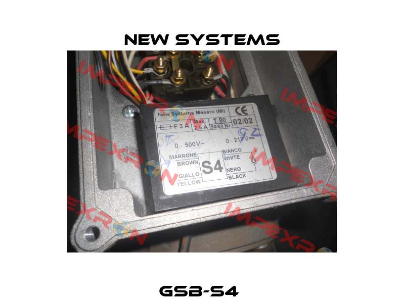 GSB-S4  new systems