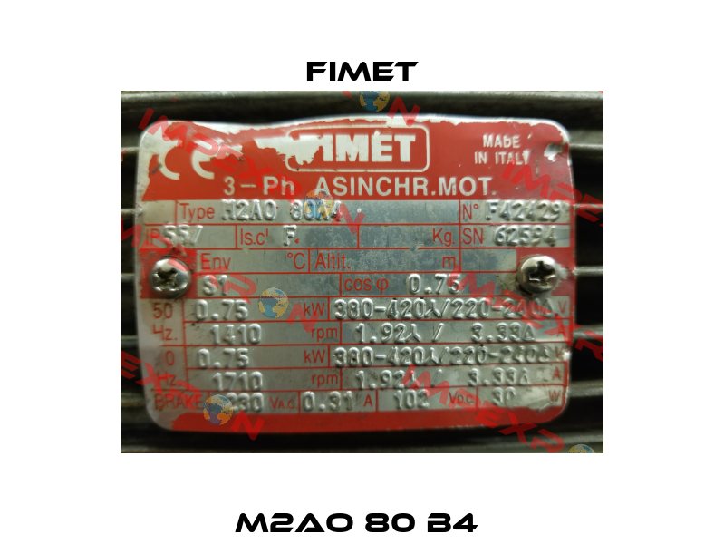 M2AO 80 B4  Fimet