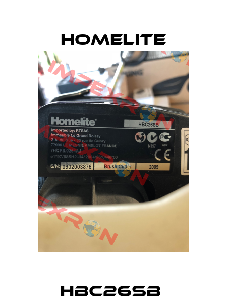 HBC26SB  Homelite