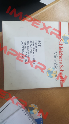 W10311820 1 pack.=100 pcs.  Schleicher Schuell (Whatman)