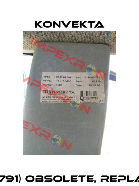 KS20.02 Set (T11-000-791) obsolete, replacement H11-004-446  Konvekta