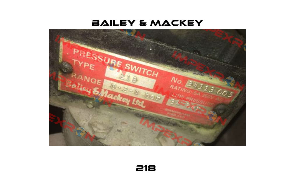 218  Bailey & Mackey