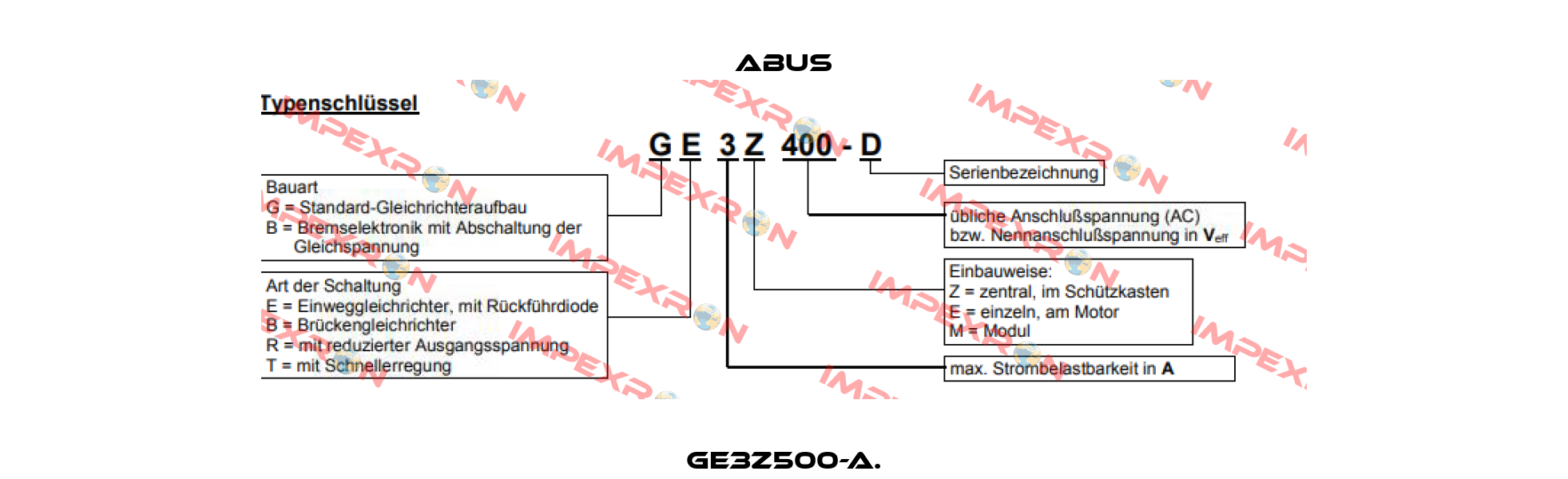 GE3Z500-A. Abus