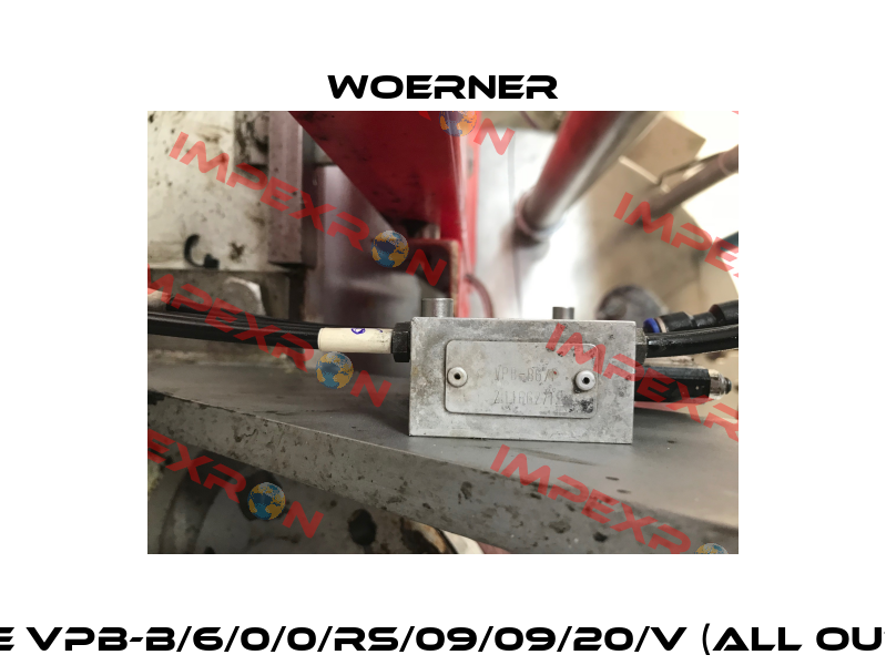 200387 Type VPB-B/6/0/0/RS/09/09/20/V (all outlets open)  Woerner