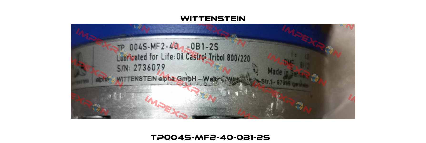 TP004S-MF2-40-0B1-2S   Wittenstein