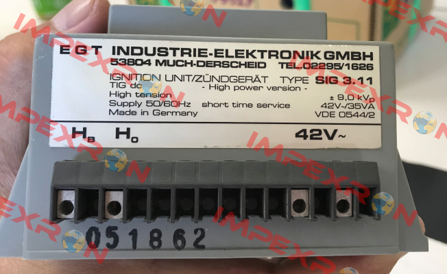 SIG 3.11 EGT Industrie elektronik
