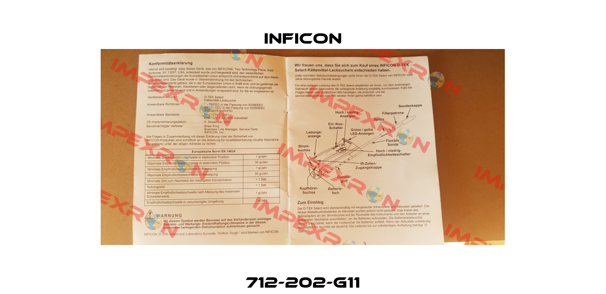712-202-G11 Inficon
