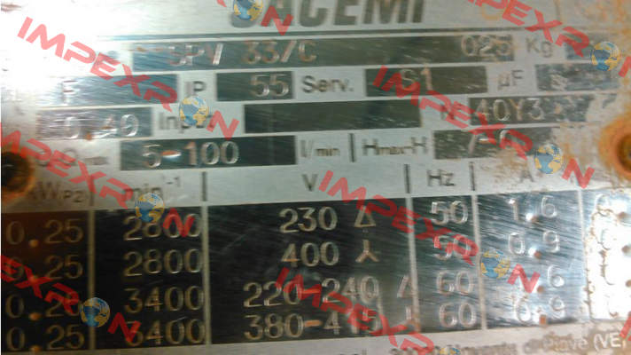 SPV33/C Sacemi