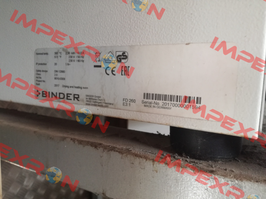 Art.Nr:9010-0309, SN:20170000001594 Binder